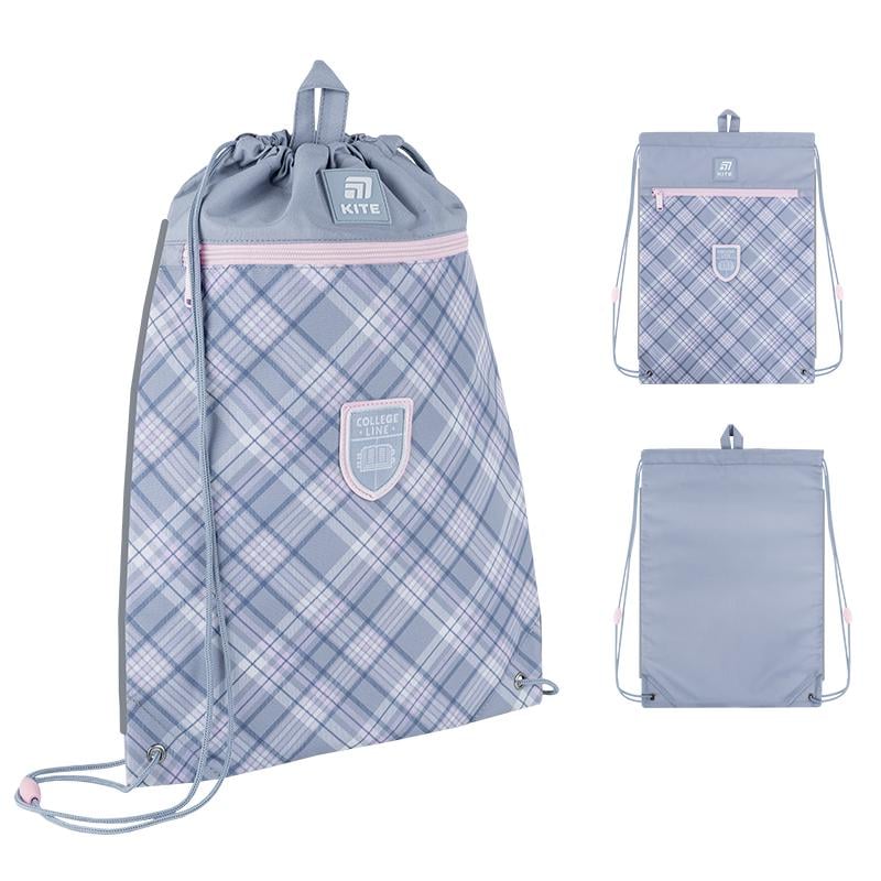 Школьный рюкзак KITE SET K25-555S-6 College Line Girl с пеналом и сумкой для обуви (995176) - фото 9 Школьный рюкзак KITE SET K25-555S-6 College Line Girl с пеналом и сумкой для обуви (995176) - фото 9