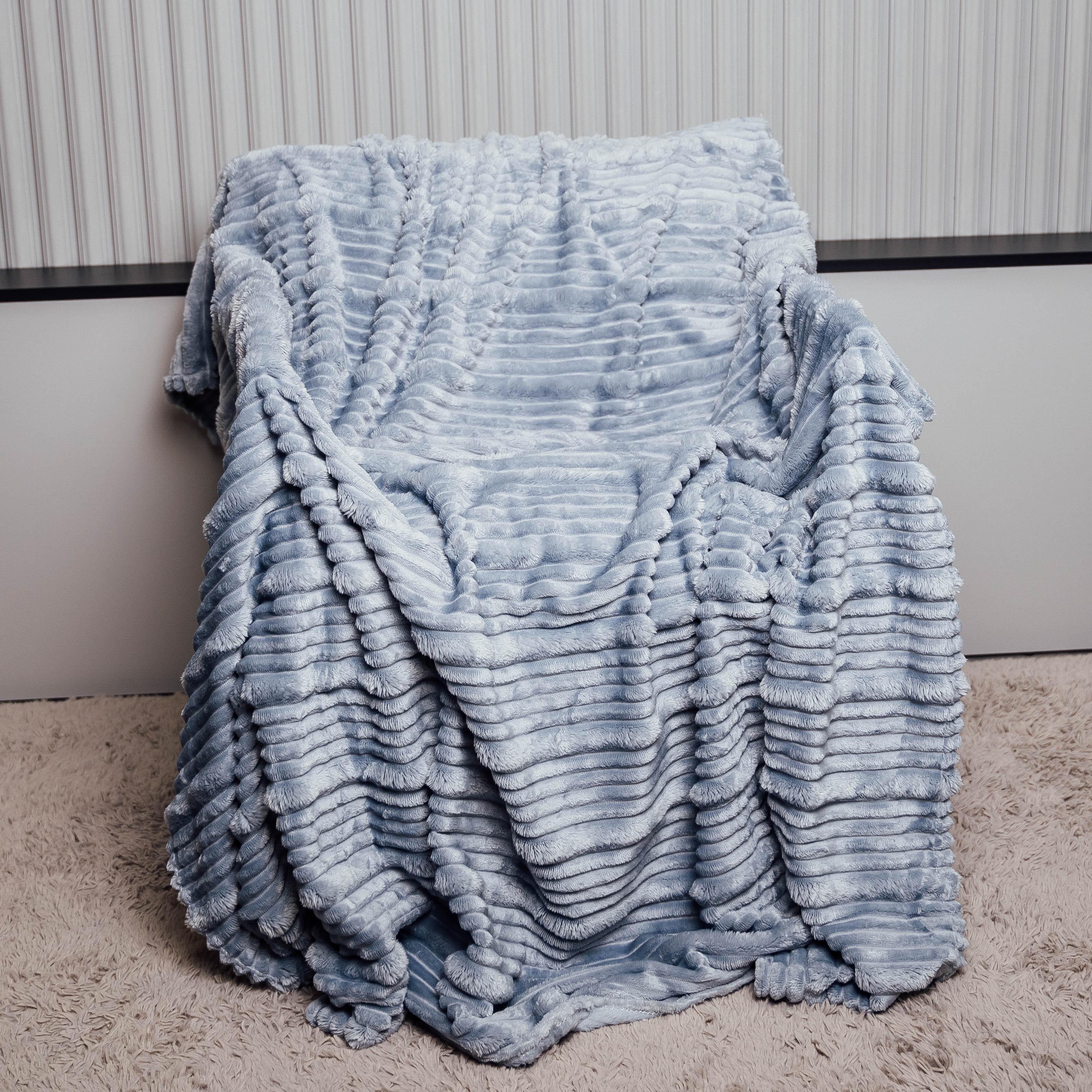 Плед 88124 Мікро обійми полуторний Світло-блакитний (28069_111)