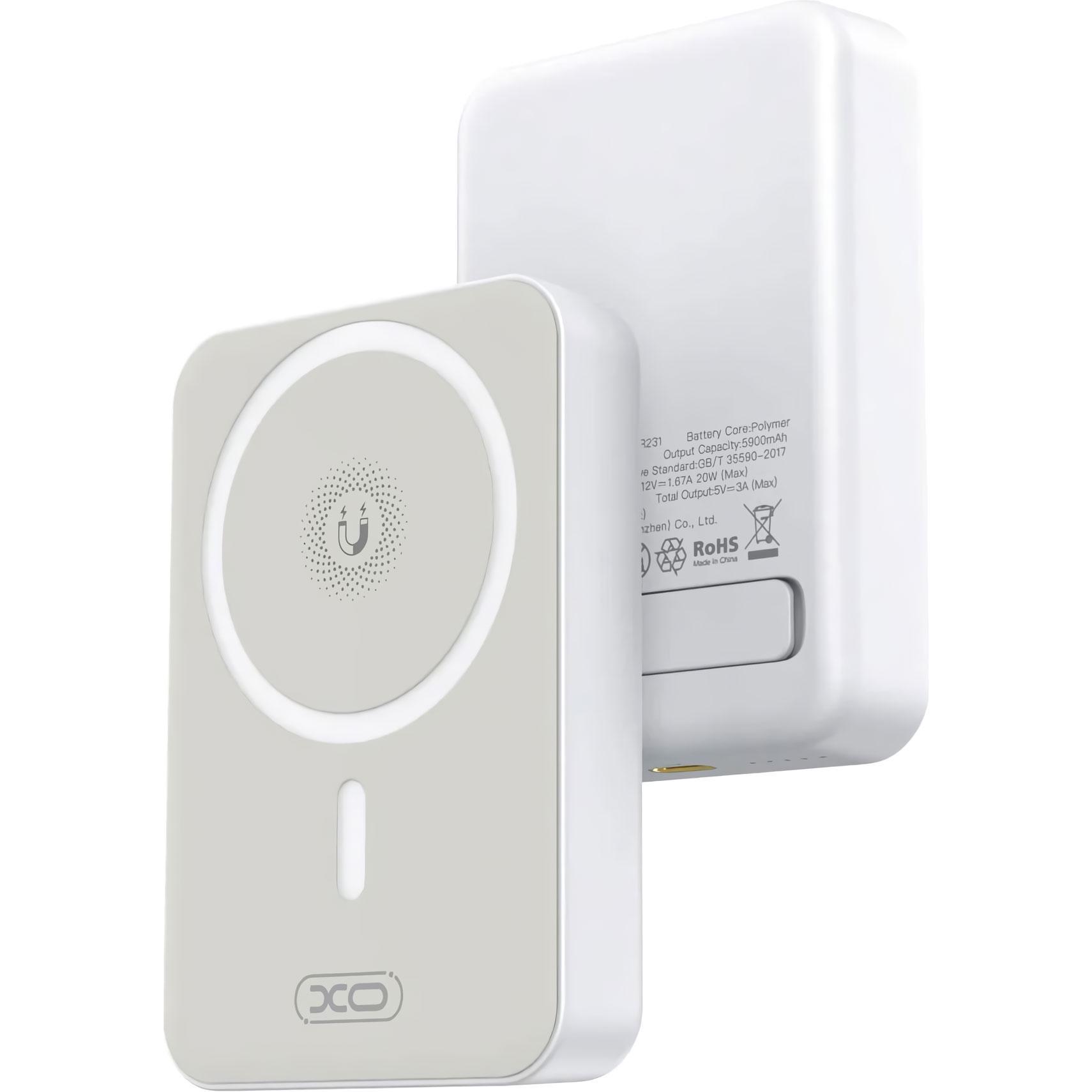Зовнішній акумулятор XO PR231 10000 mAh 20W White Зовнішній акумулятор XO PR231 10000 mAh 20W White