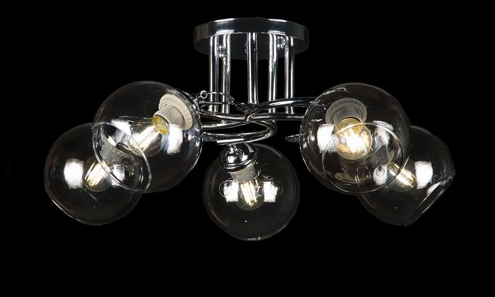 Люстра с плафонами Ray L7397B/5 CR (IR006319)