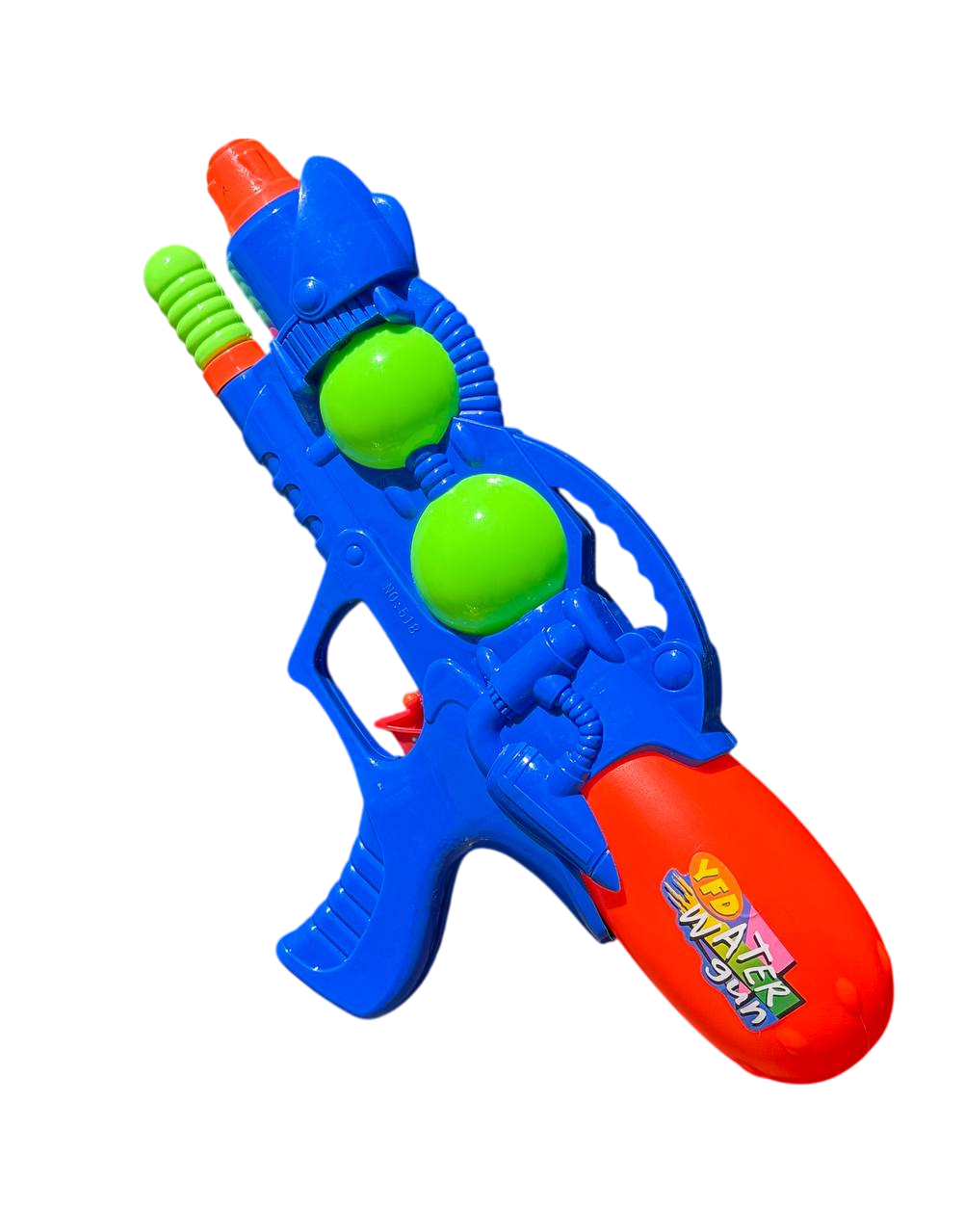 Водяний пістолет 518 знімний балон Синій (2607438118)