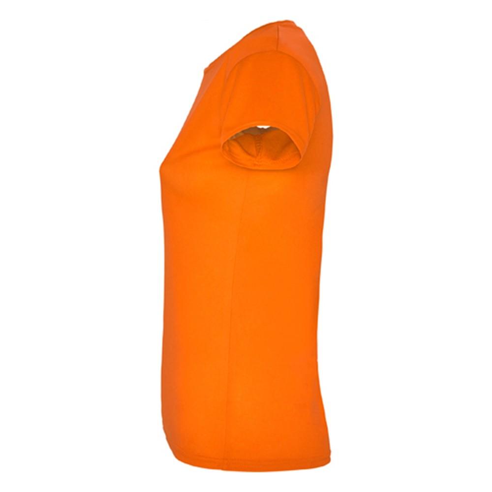 Футболка женская Roly Montecarlo для спорта S Флуоресцентный оранжевый - фото 3