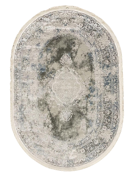 Ковер Motto Tt00B 2,0х2,9 м Grey/Light/Blue (5084-13)