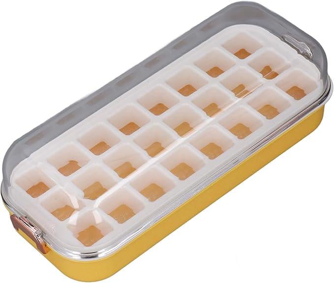 Форма для льоду Kayfovo IFC-1 з контейнером 24 отвори з лопаткою Yellow (29313) - фото 1