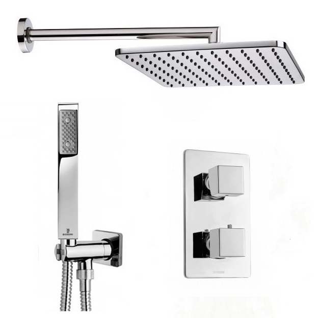Душова система прихованого типу Bossini KIT COSMO QUADRO CUBE Хром (147417) Душова система прихованого типу Bossini KIT COSMO QUADRO CUBE Хром (147417)