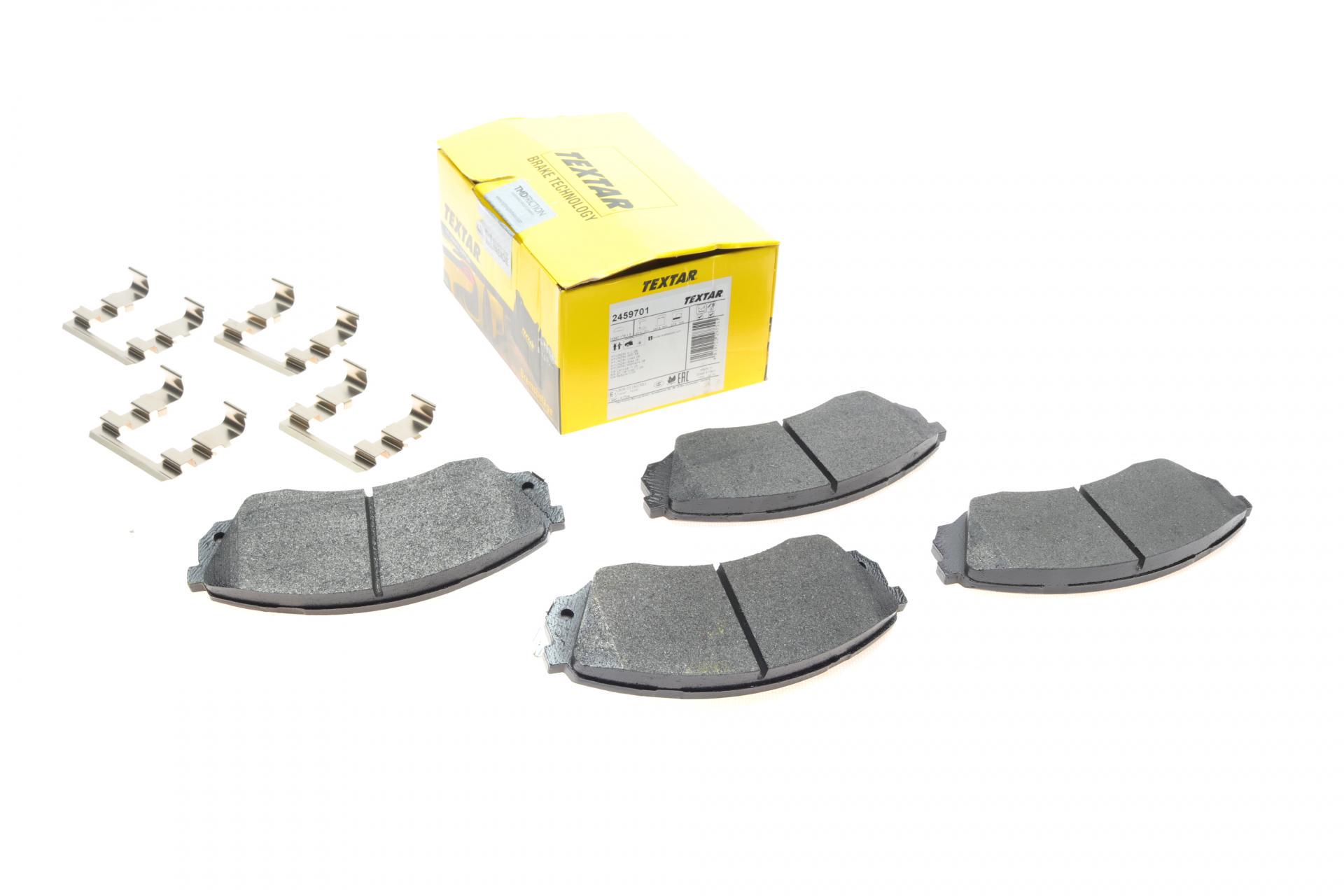 Колодки тормозные передние TEXTAR Hyundai H-1 2.5 CRDi/Kia Carnival 06-Q+ (2459701 TEXTAR) Колодки тормозные передние TEXTAR Hyundai H-1 2.5 CRDi/Kia Carnival 06-Q+ (2459701 TEXTAR)