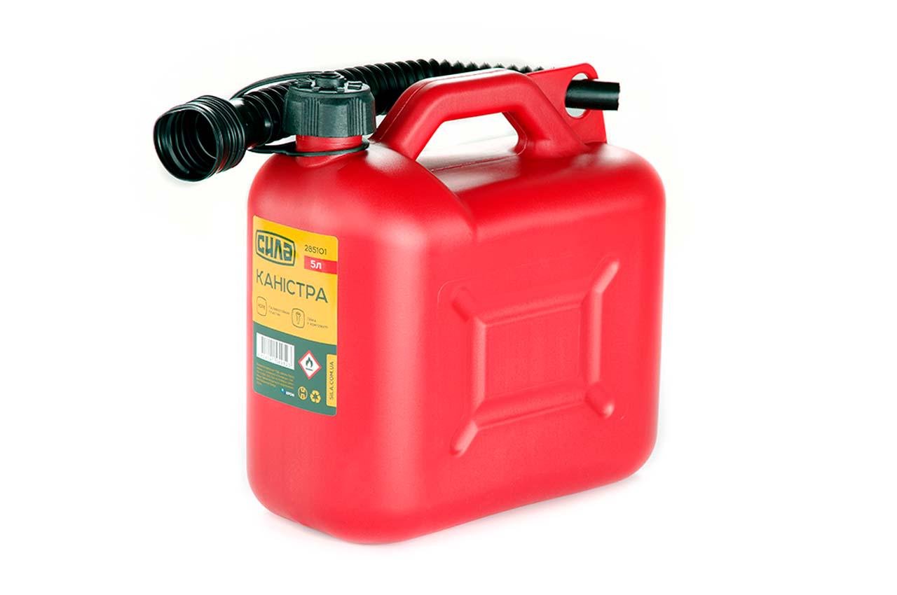 Канистра пластиковая Сила с лейкой 5 л (26655899)