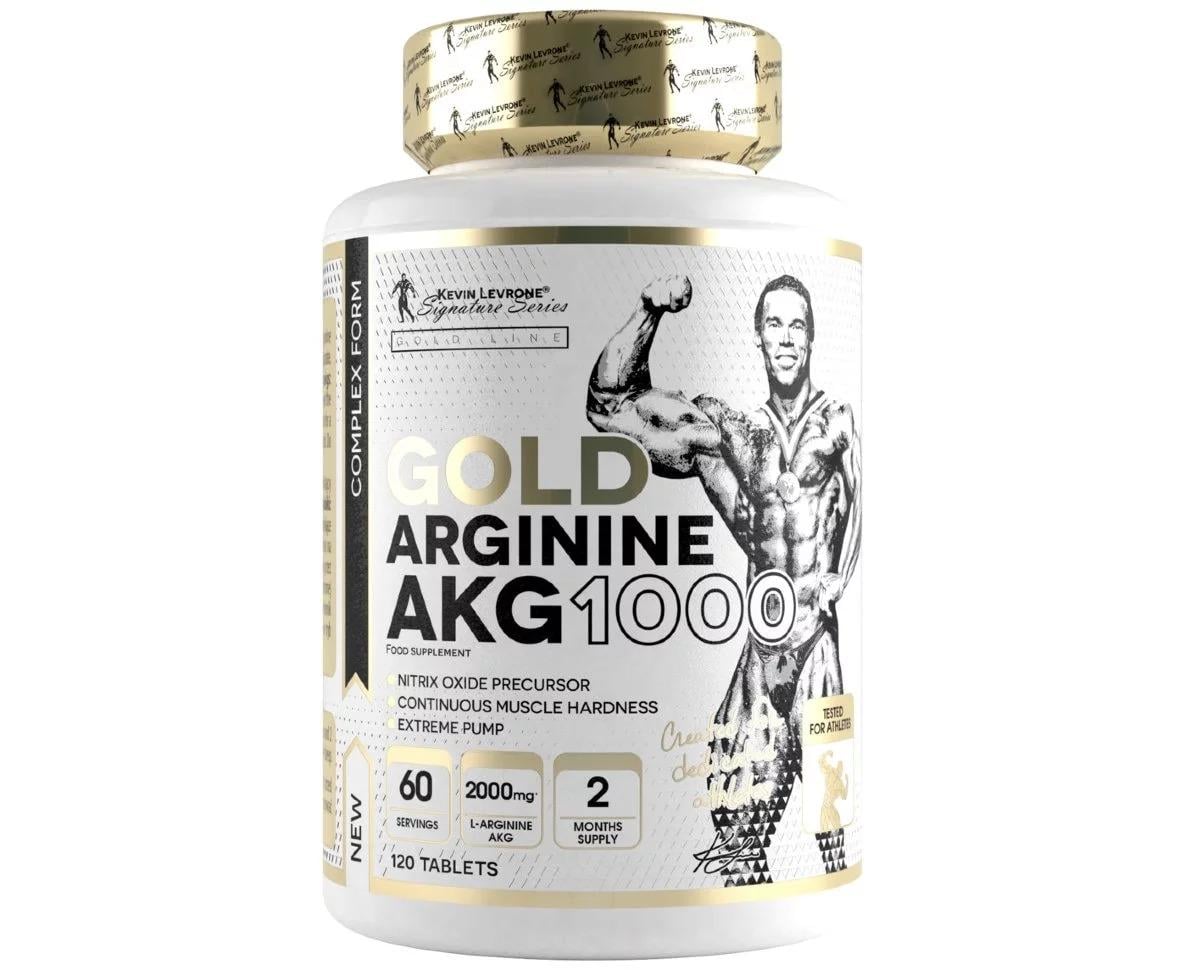 Аргінін Kevin Levrone Gold Arginine AKG 1000 120 табл. (KEV-30344)