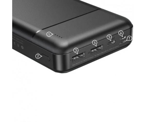 Батарея универсальная мобильная Remax RPP-167 Lango 30000mAh Black - фото 3 Батарея универсальная мобильная Remax RPP-167 Lango 30000mAh Black - фото 3