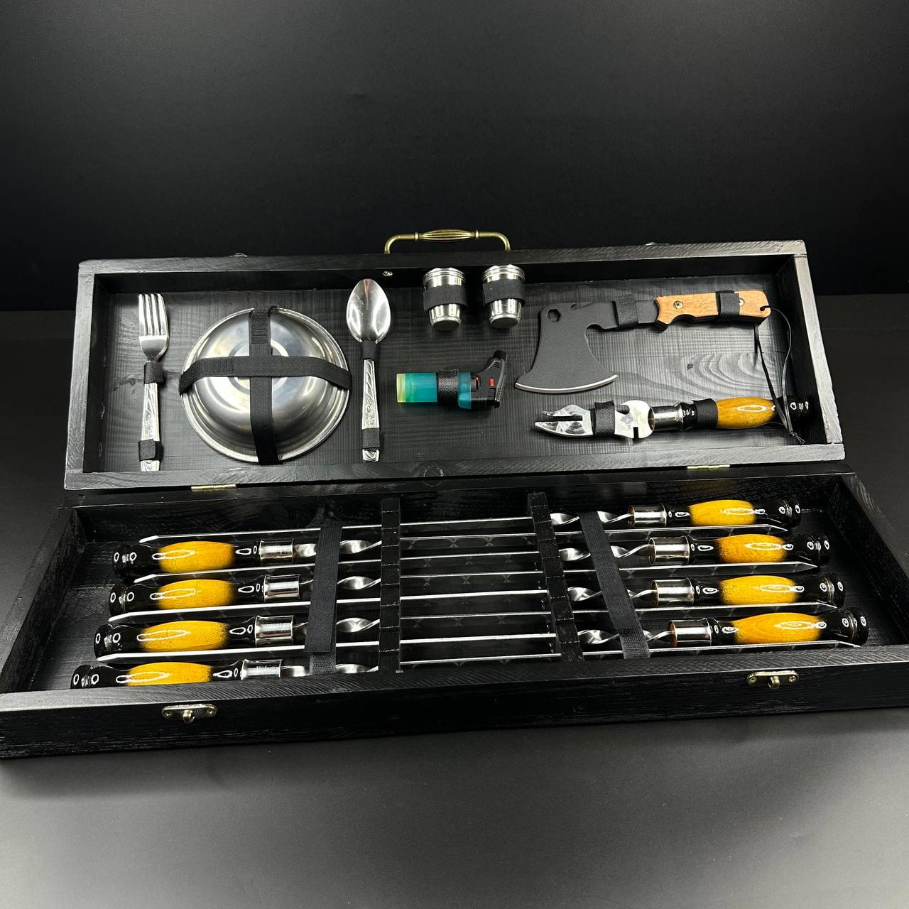 Набор шампуров в кейсе Форест-7 R