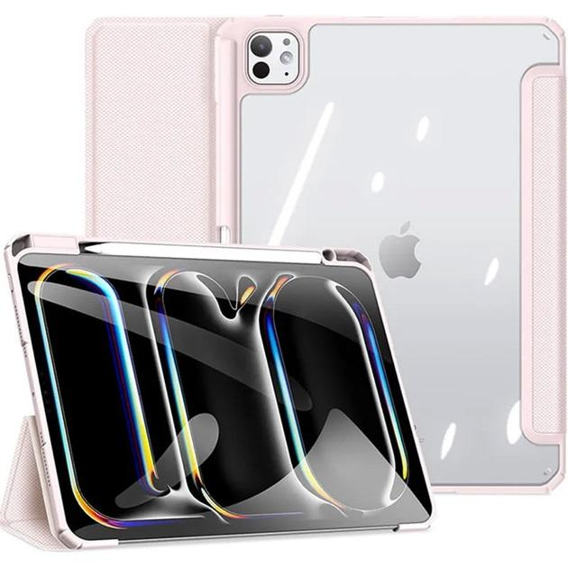 Чехол-книжка Dux Ducis Toby Series Case With Pencil Holder for iPad Pro 13 2024 Pink