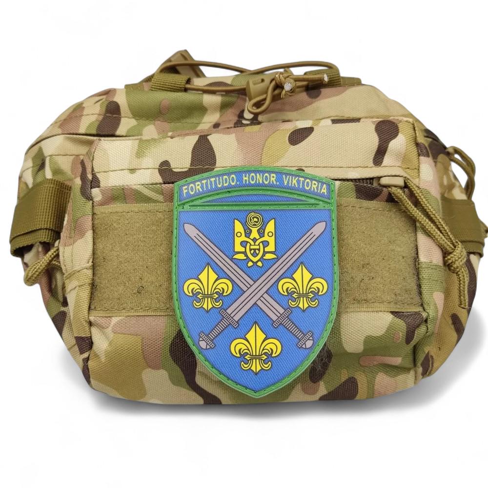 Патч-шеврон ВСУ 155 ОМБр Fortitudo Honor Viktoria 2025 (29467712) - фото 2 Патч-шеврон ВСУ 155 ОМБр Fortitudo Honor Viktoria 2025 (29467712) - фото 2