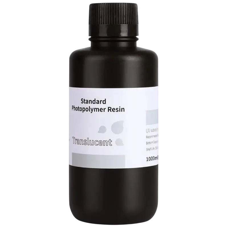 Фотополімерна смола для 3D-друку ELEGOO Standard Resin 1 кг Напівпрозорий (33733608)