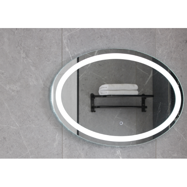 Зеркало овальное для ванной комнаты Insana 165 с LED-подсветкой 80х60 см (А0053334)