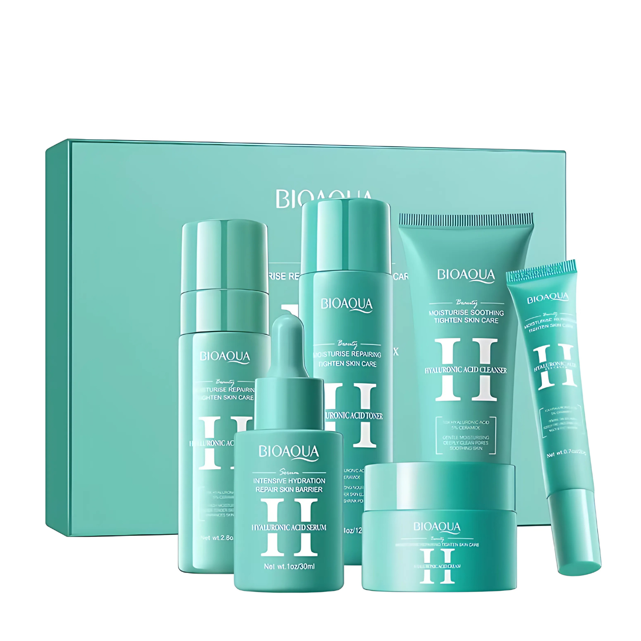 Подарочный набор косметики по уходу за лицом Bioaqua Hyaluronic 6 в 1 для женщин