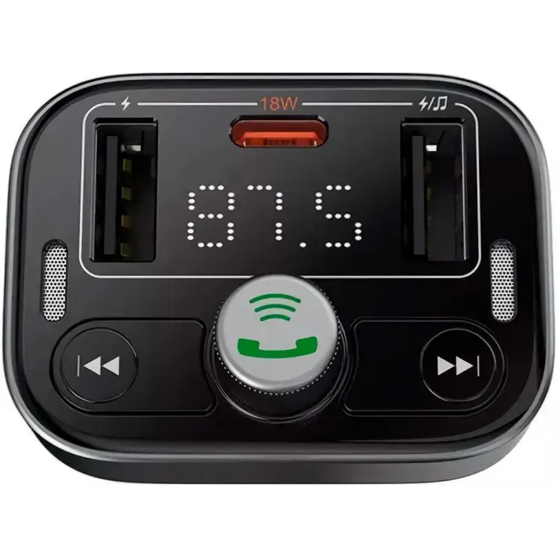 FM-трансмітер BASEUS S-09 Pro Series Car FM Transmitter C10762200113-00 Black - фото 4