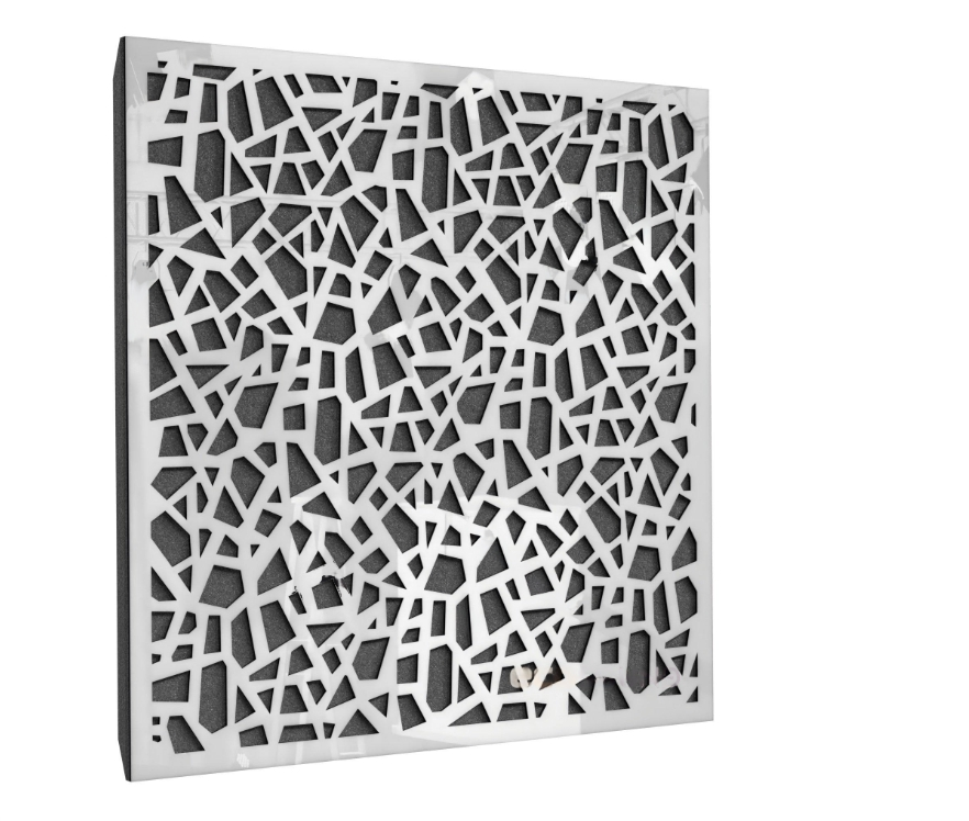 Акустическая панель Ecosound EcoArt Plastic 50х50 см 33 мм Белый (970)