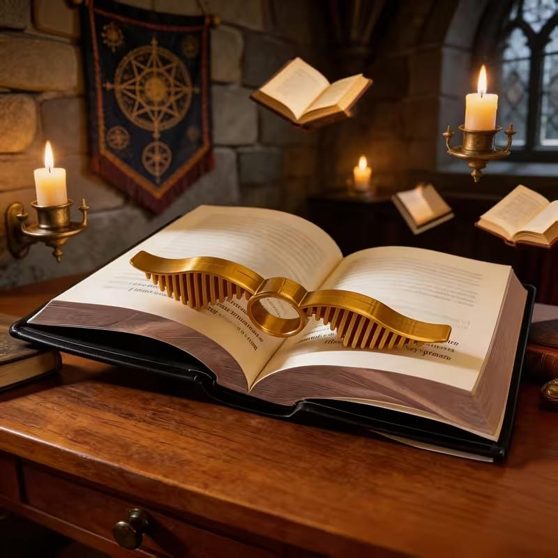 Тримач для сторінок книги Golden Snitch Золотистий (37243345)