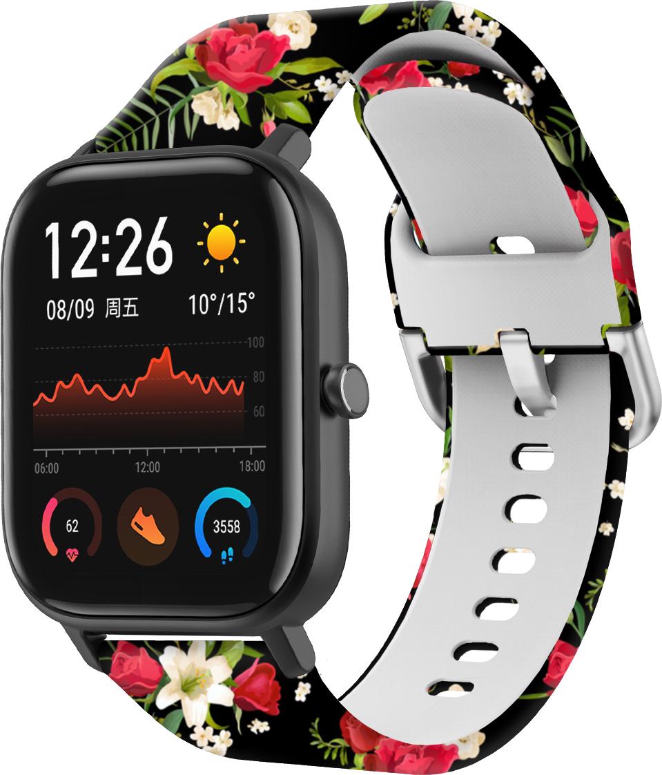 Ремінець Colorful для Amazfit GTS Rose/Black (28526)