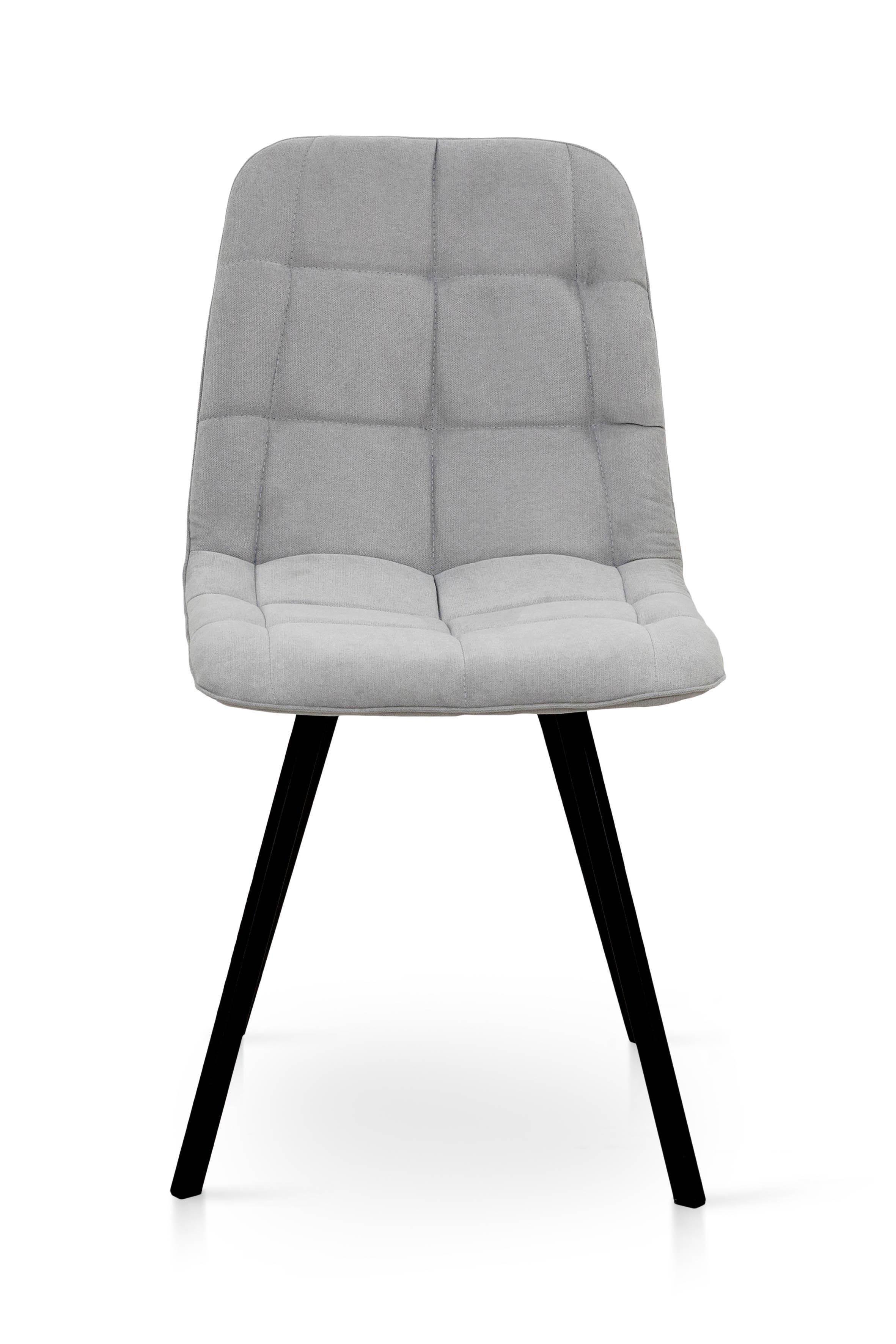 Стілець для кухні та вітальні Фіджи Софт 470х840х580 мм Чорний/Світло-сірий (GAА0056046) - фото 1 Стілець для кухні та вітальні Фіджи Софт 470х840х580 мм Чорний/Світло-сірий (GAА0056046) - фото 1