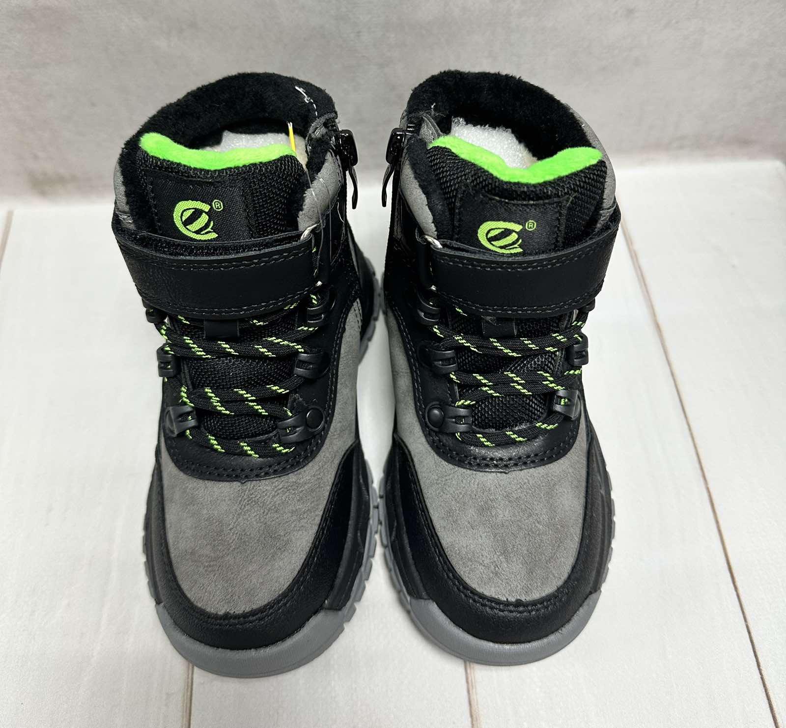 Черевики дитячі зимові на овчині Clibee р.29 19 см Сірий - фото 2 Черевики дитячі зимові на овчині Clibee р.29 19 см Сірий - фото 2