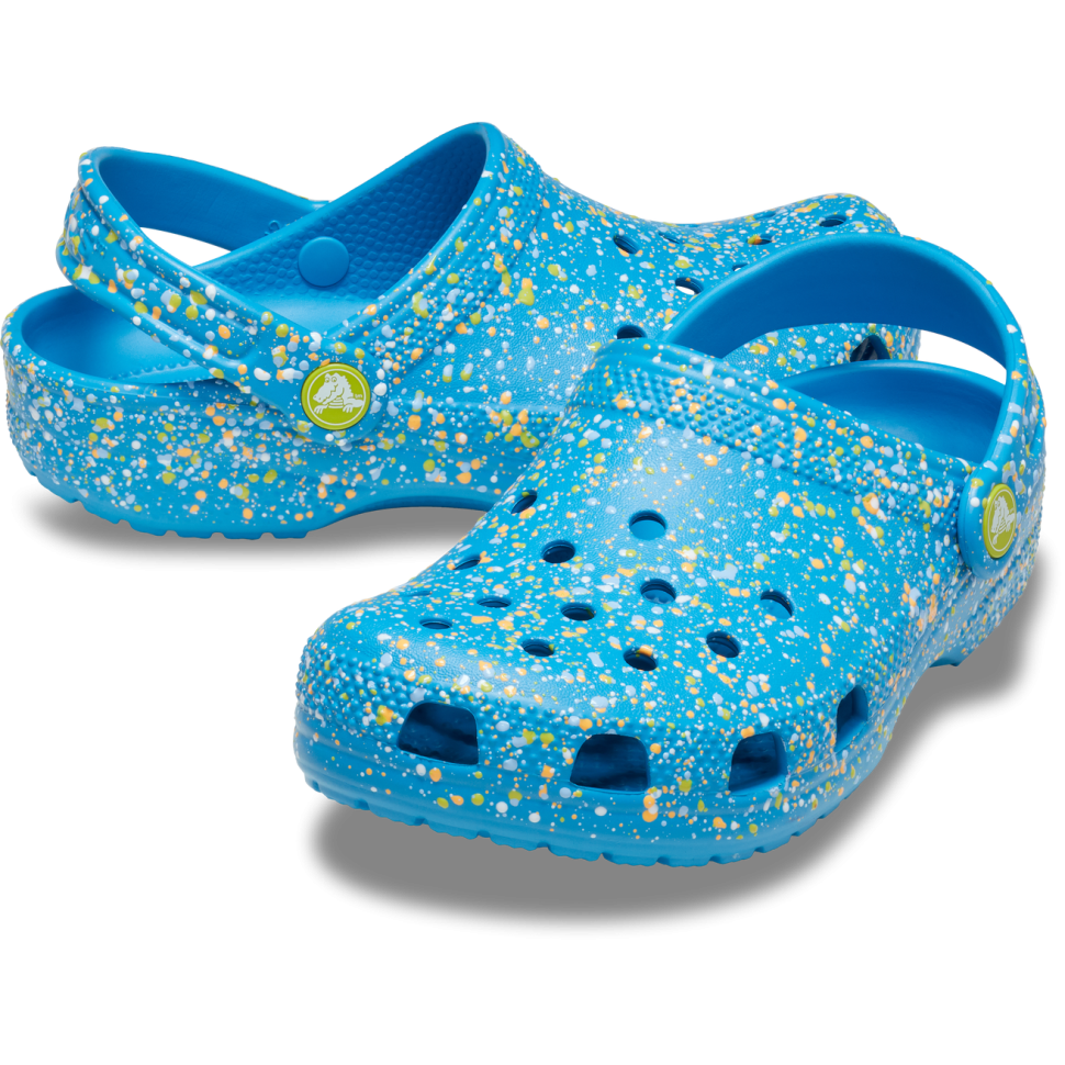 Крокси для дівчинки Crocs Kids’ Classic Splatter Paint Clog Marina/Multi р. 30/31 Блакитний (22024) Крокси для дівчинки Crocs Kids’ Classic Splatter Paint Clog Marina/Multi р. 30/31 Блакитний (22024)