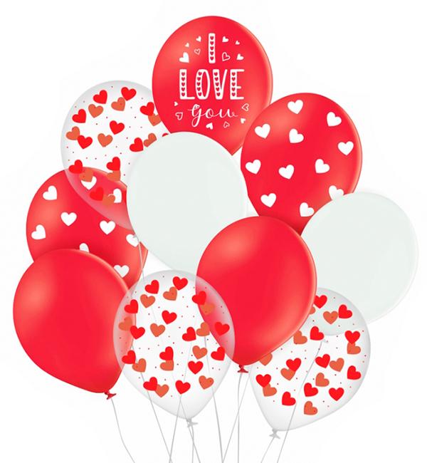 Воздушные шары Love you набор Ø 30 см 10 шт.