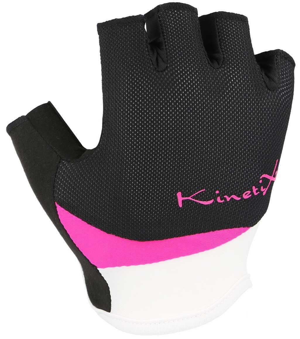 Велоперчатки женские KinetiXx Liz Ladies Bike Glove без пальцев р. 7 Черный/Розовый