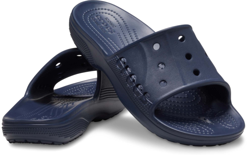 Шльопанці чоловічі утеплені Crocs Baya Slide р. 40-41 Синій (8571)