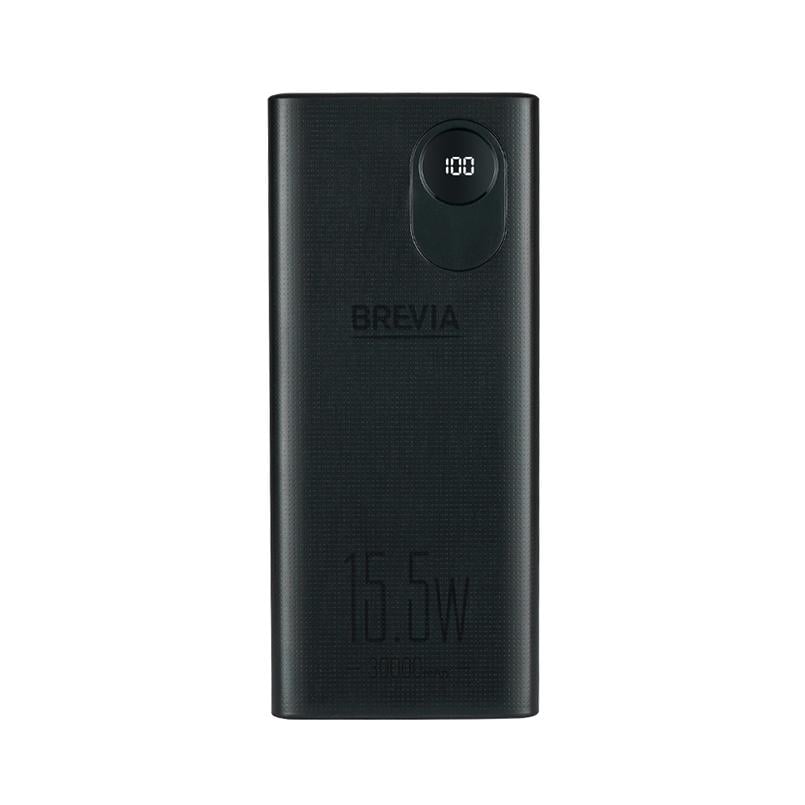 Повербанк Brevia 30000 mAh 15,5W Li-Pol LCD (45315)