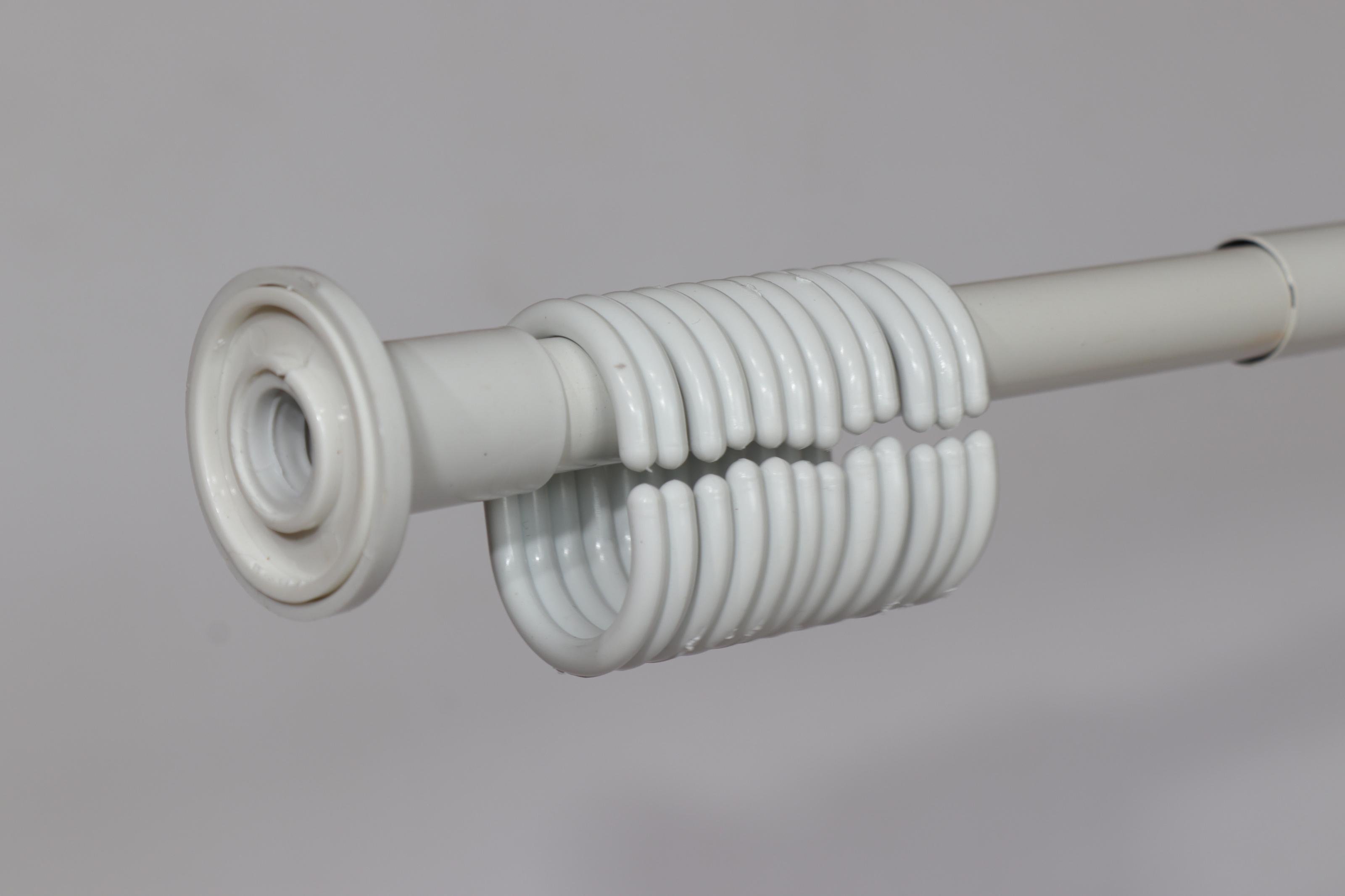 Карниз для шторки в ванную BanyoHome 120-200 см Белый (5512/white)