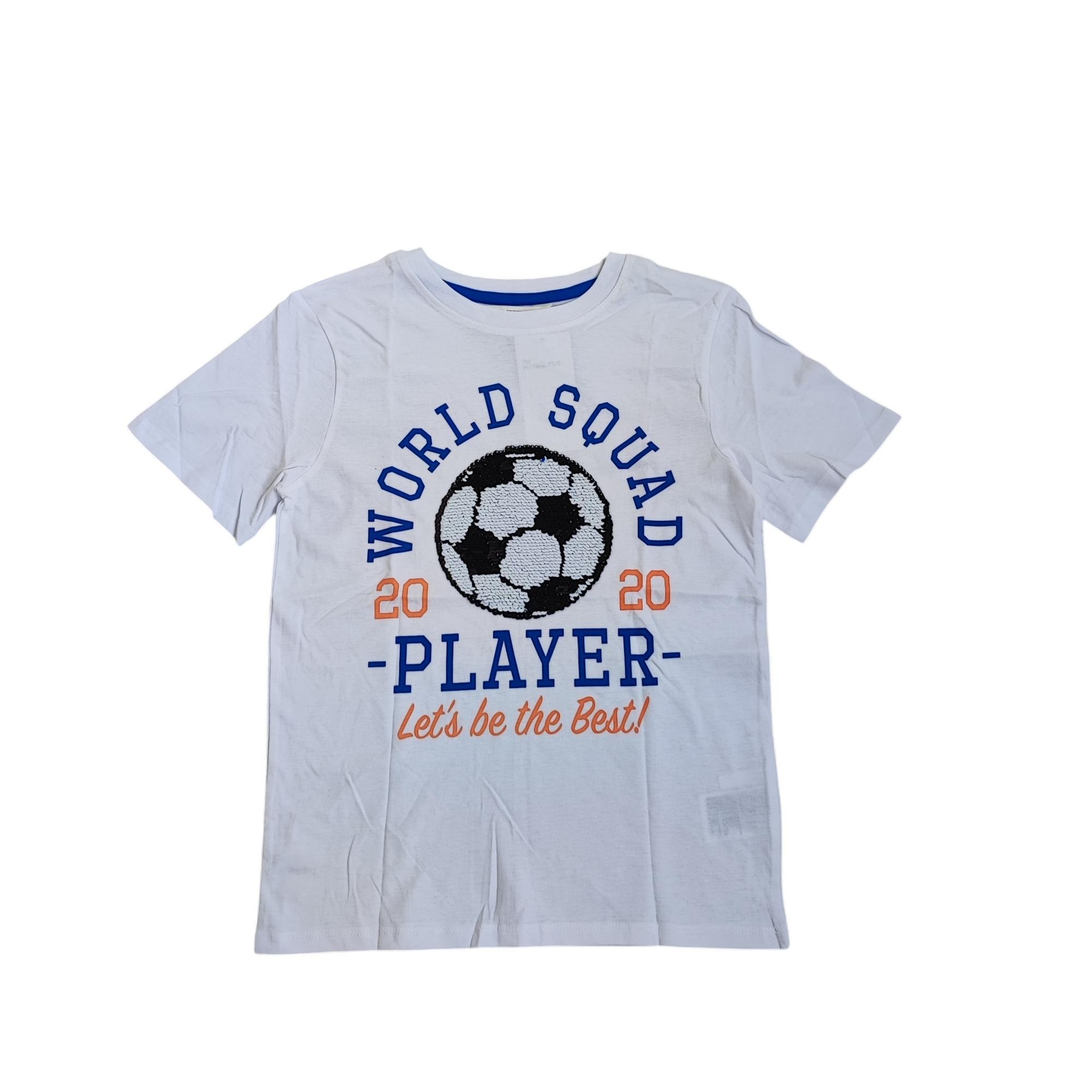 Футболка для хлопчика H&M 134-140 см Білий (250122023)