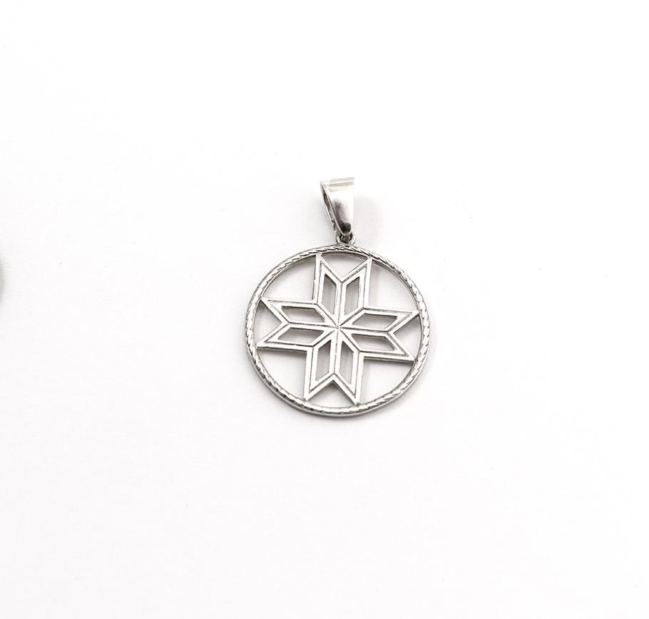 Кулон оберег Maxi Silver 2422 Алатырь (82422)