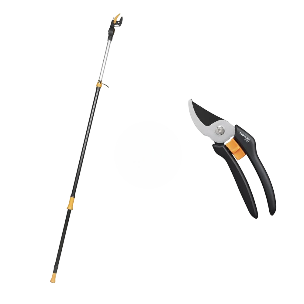 Набор для обрезки Fiskars секатор Solid P121 и веткорез PowerGear UPX86 (1023624-Н62)