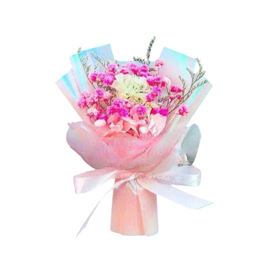 Букет сухоцвітів декоративний міні формат (К1598)