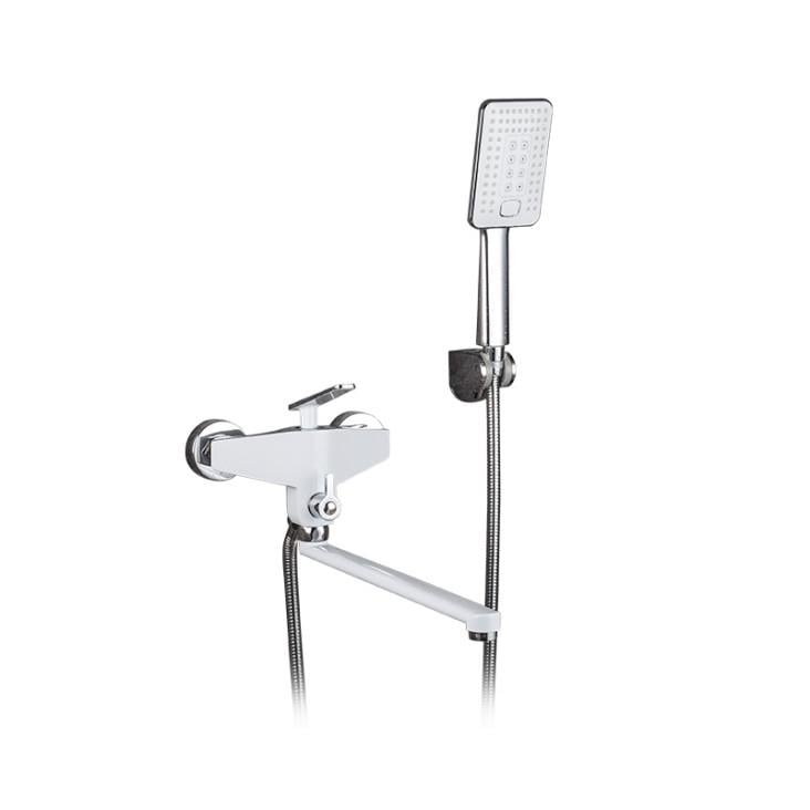 Змішувач для ванни Frap F2258 Білий/Хром (1037339)