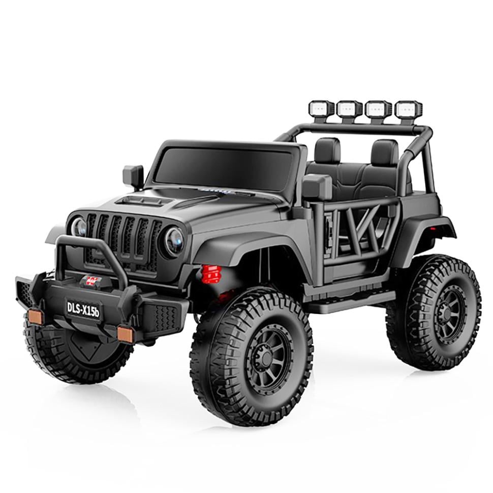 Детский электромобиль Bambi джип 2WD 40 кг с пультом Черный (DE-169-E-543)