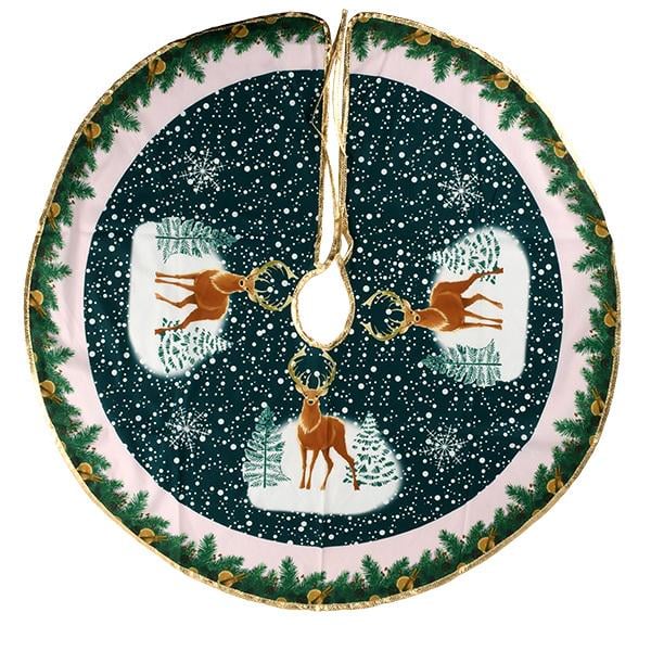 Спідниця для ялинки Christmas deer 90 см (31785)