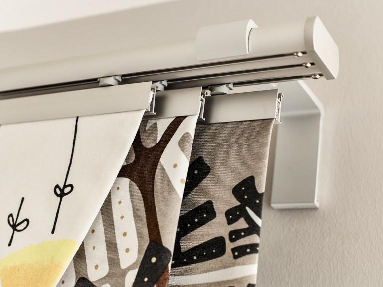 Карниз потолочный Шина Mardom алюминиевый 3-полосный 200 см Белый - фото 5 Карниз потолочный Шина Mardom алюминиевый 3-полосный 200 см Белый - фото 5