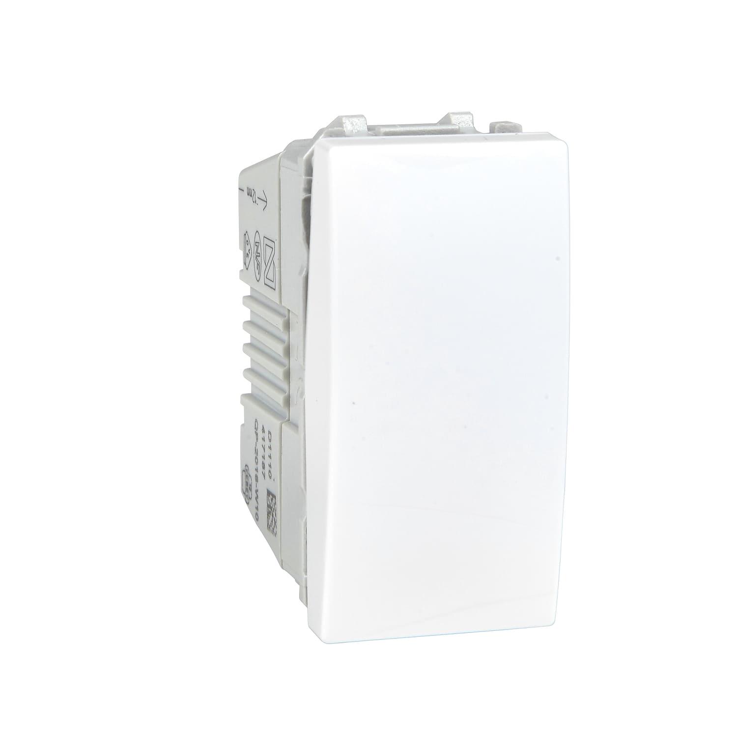 Выключатель Schneider Electric Unica 1 модуль Белый (MGU3.101.18)