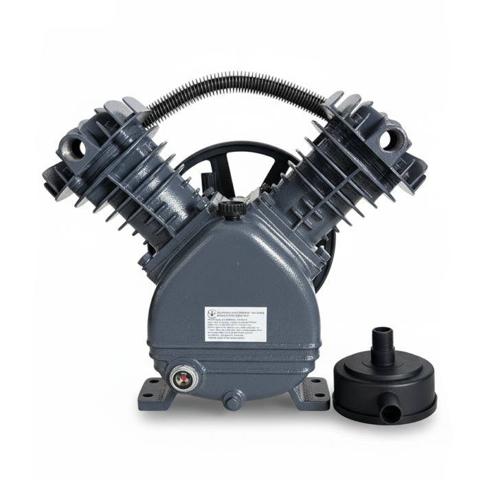 Компресорна головка масляна PROFI-TEC OH2.2V2 2 циліндри/2,2 кВт/415 л/хв (7832)