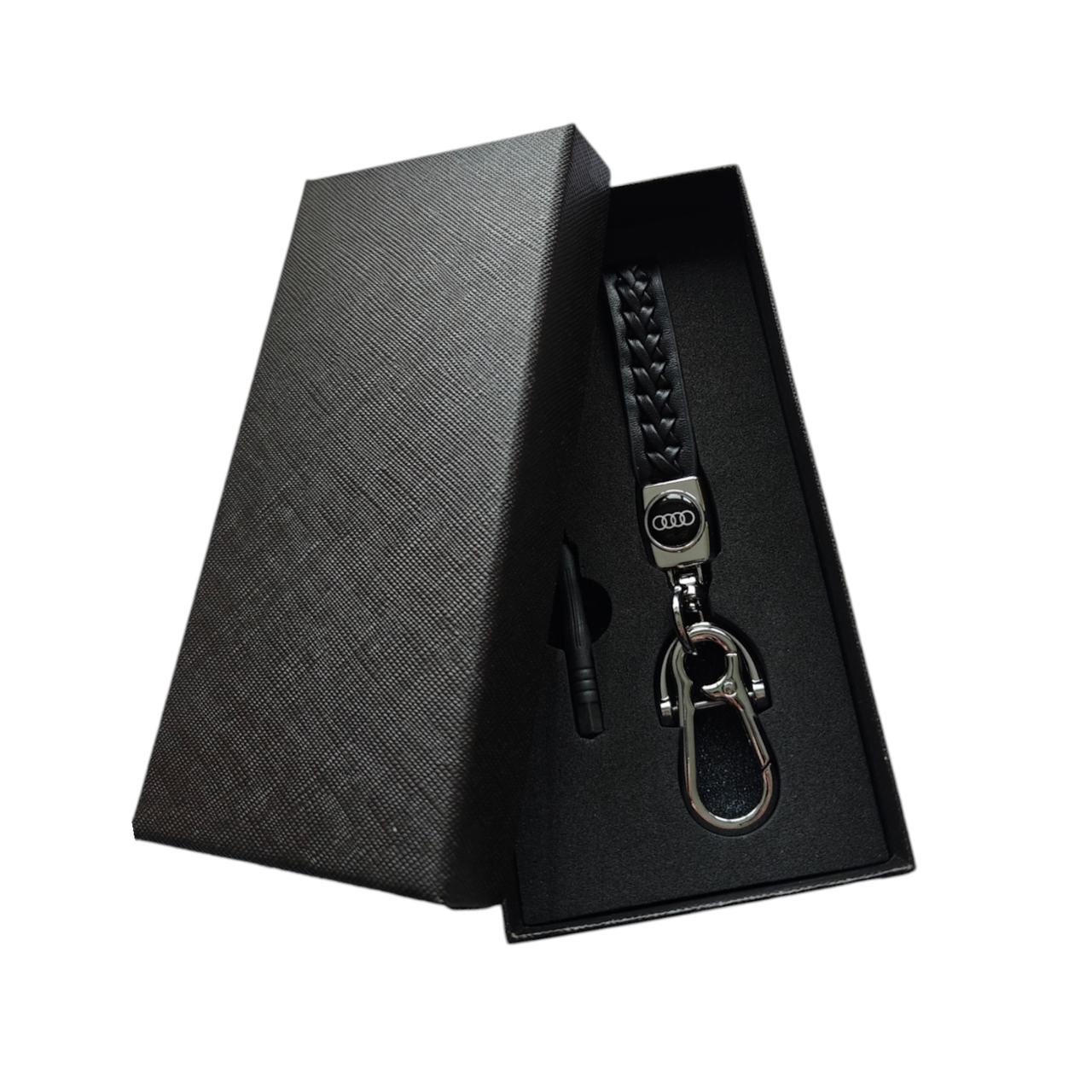 Брелок для автомобильных ключей Audi с карабином (2403700852)