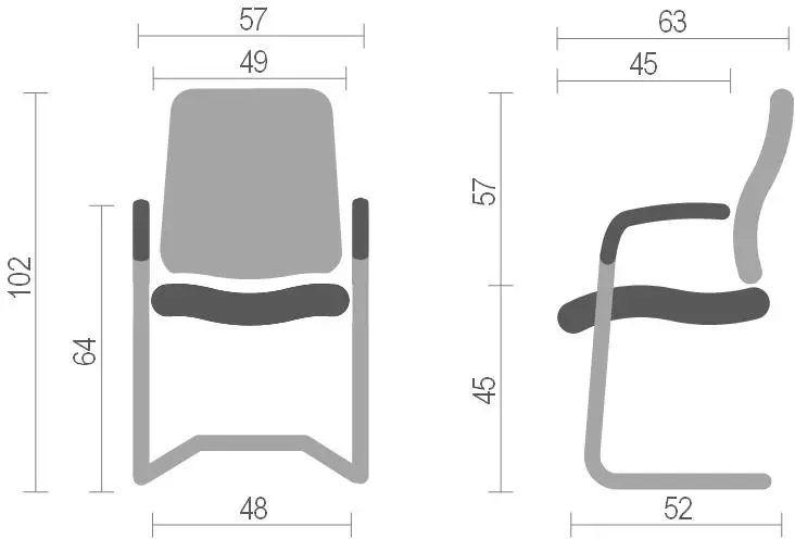 Крісло конференційне шкіряне АКЛАС Натан CH CF Бежевий (00127505) - фото 10 Крісло конференційне шкіряне АКЛАС Натан CH CF Бежевий (00127505) - фото 10