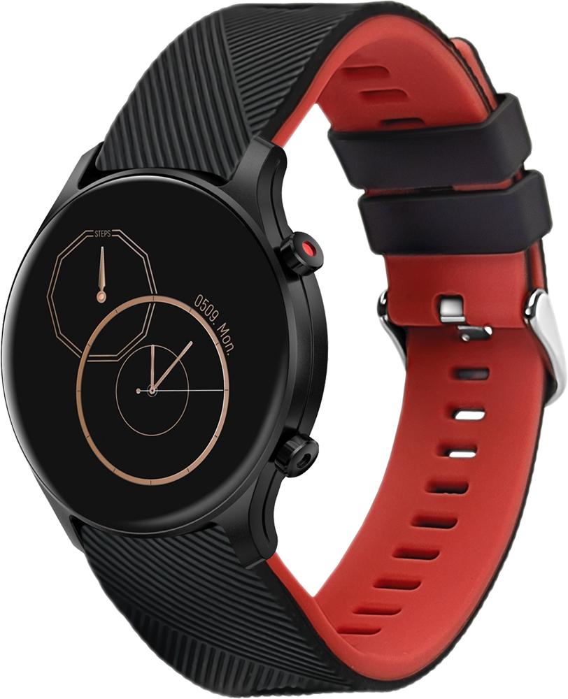 Ремешок Luminic для Haylou LS04 RS3 Black/Red (26681-44)