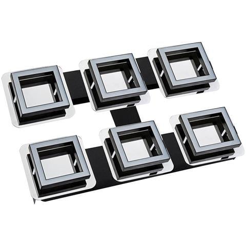 Светильник точечный потолочный светодиодный HOROZ ELECTRIC LIKYA-6 6х5W 4000K нейтральный свет Хром