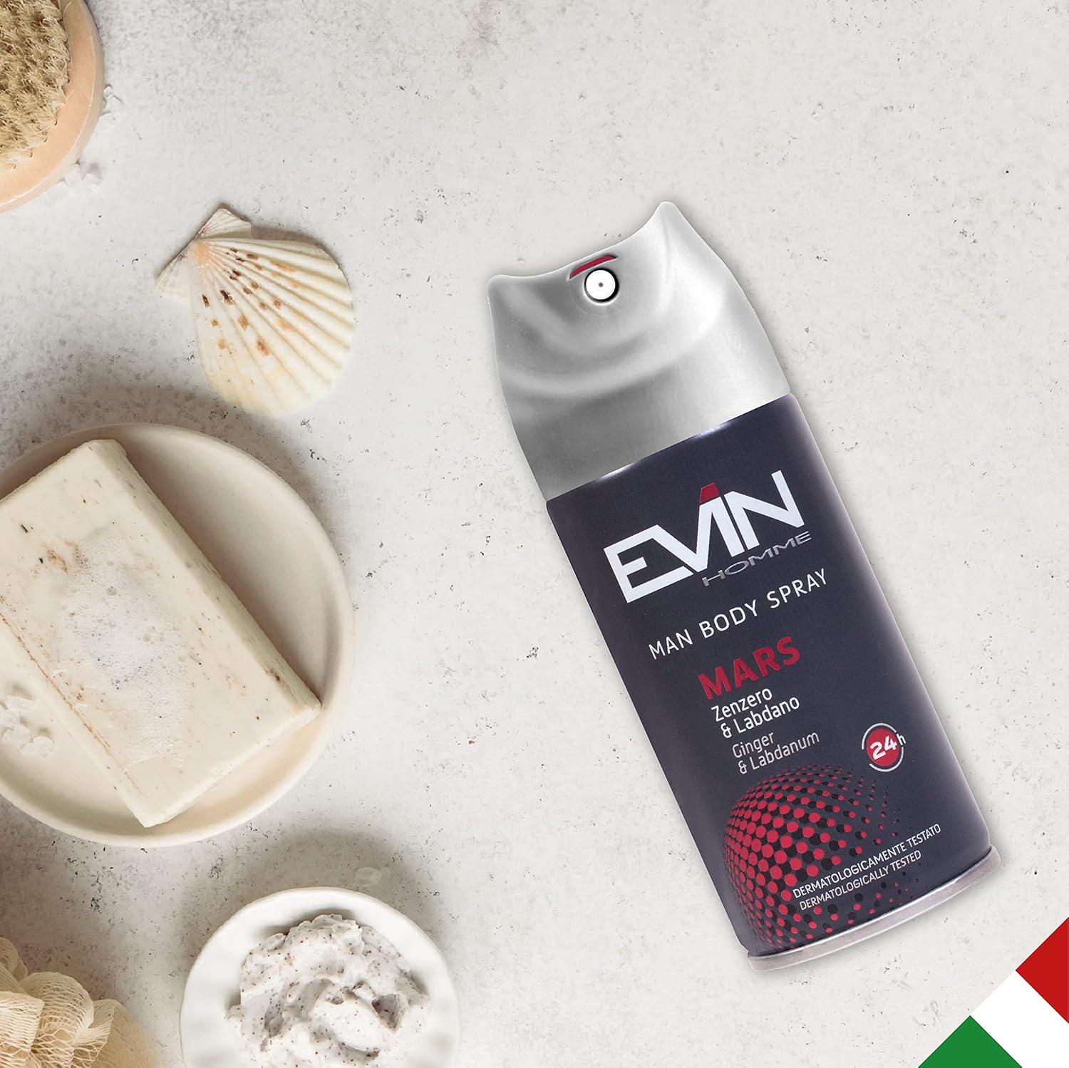 Дезодорант-спрей мужской Evin Homme Марс 150 мл (304029) - фото 2 Дезодорант-спрей мужской Evin Homme Марс 150 мл (304029) - фото 2