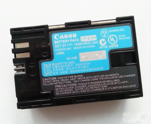 Акумулятор для фотоапаратів Canon 80D 6D Mark II 7D Mark II 5D Mark IV LP-E6N - фото 2