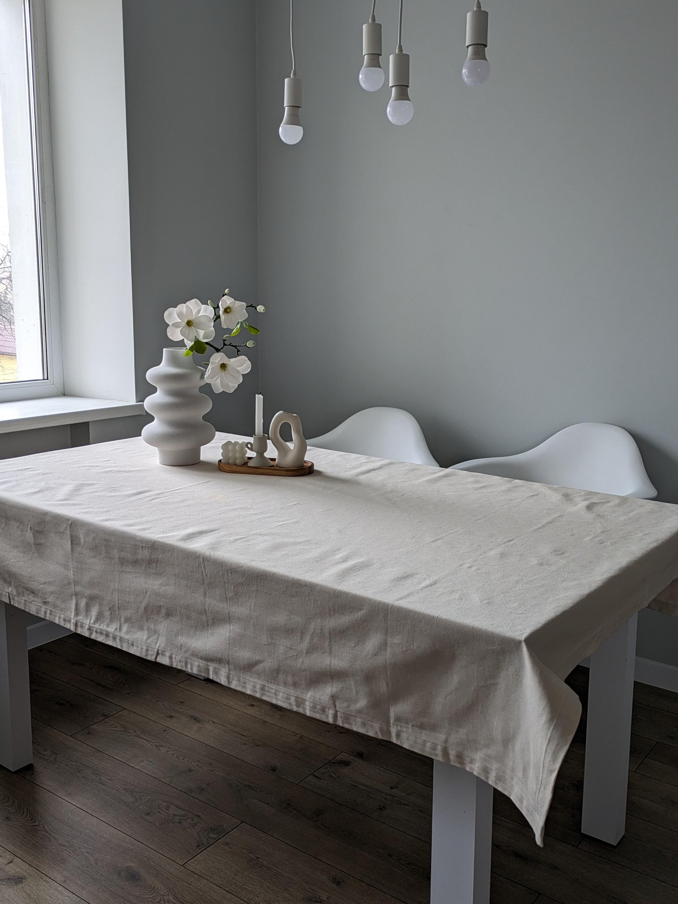 Скатертина 140x180 см Бежевий (1645) Скатертина 140x180 см Бежевий (1645)