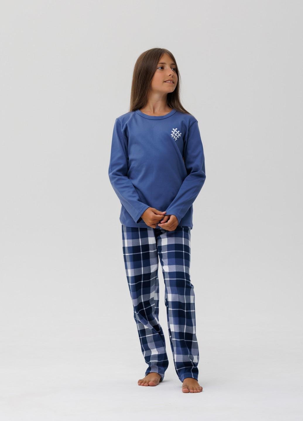 Пижама детская Наталюкс 40 158-164 см Джинсовый (9456118391771)