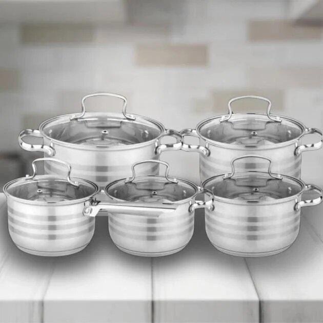 Набор посуды Edenberg EB-4074 5 шт. - фото 2 Набор посуды Edenberg EB-4074 5 шт. - фото 2